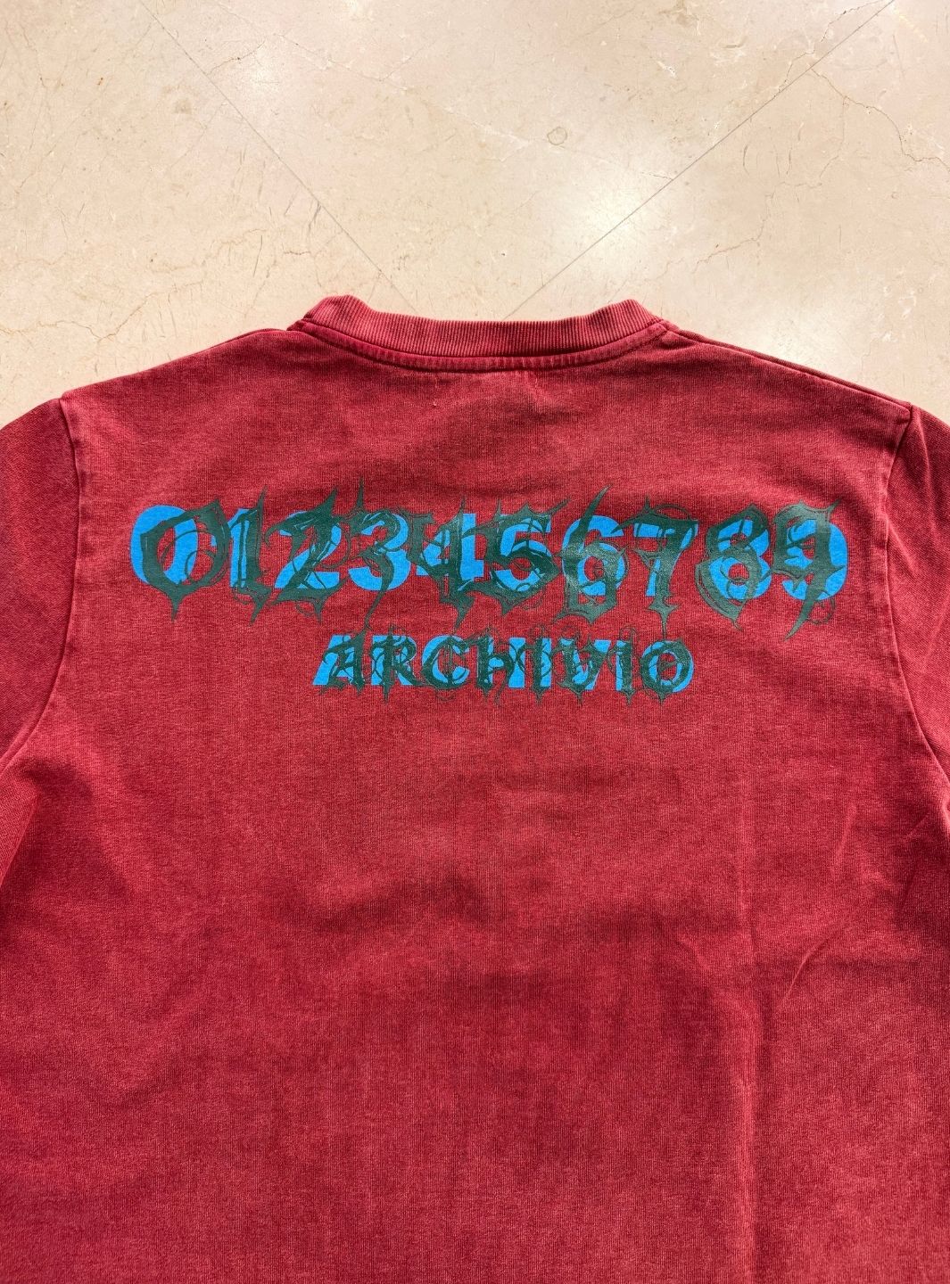 Numeri Archivio Longsleeve Burgundy - Image 4