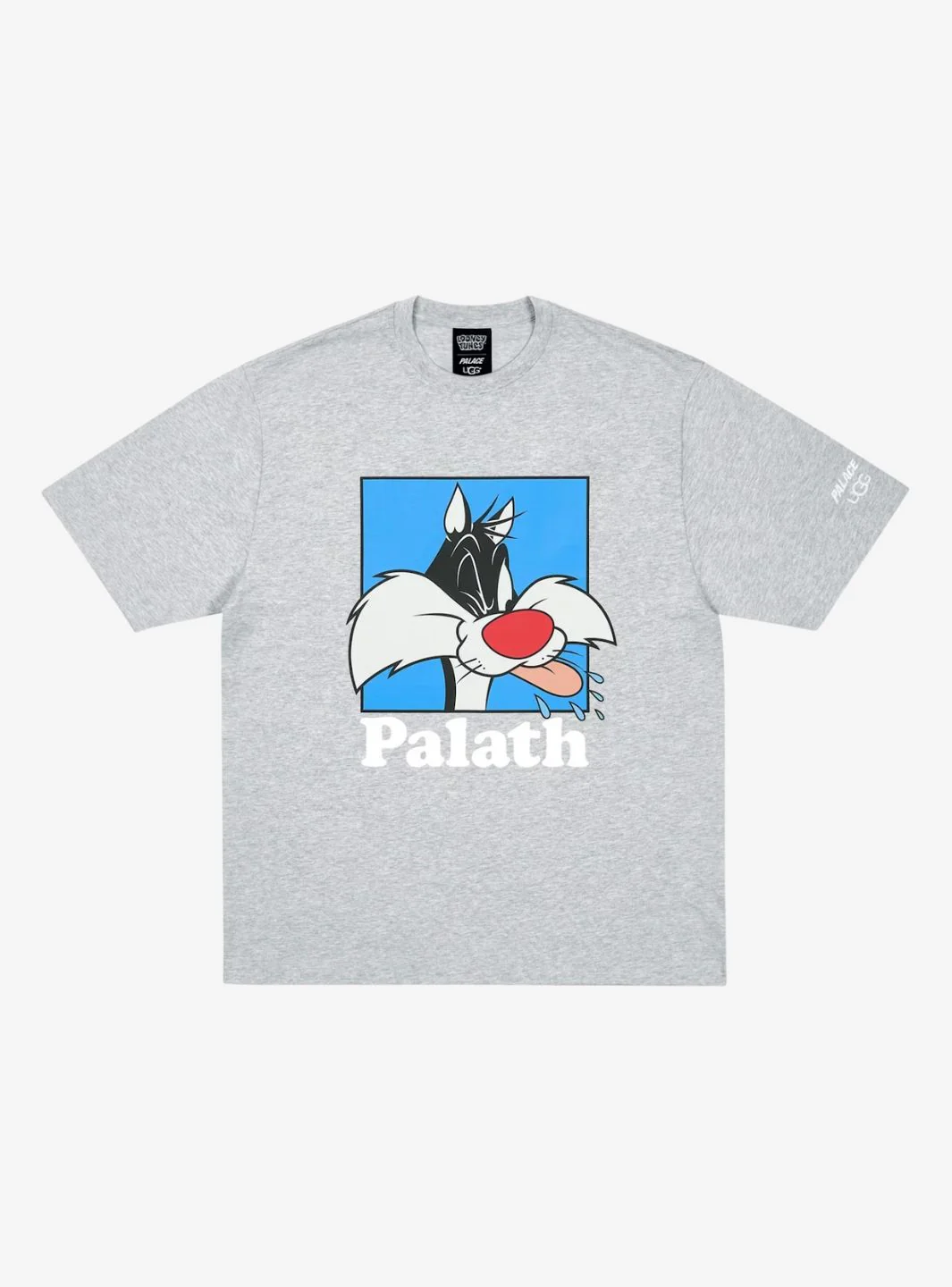 Palace x UGG Looney Tunes T-Shirt Grey Marl