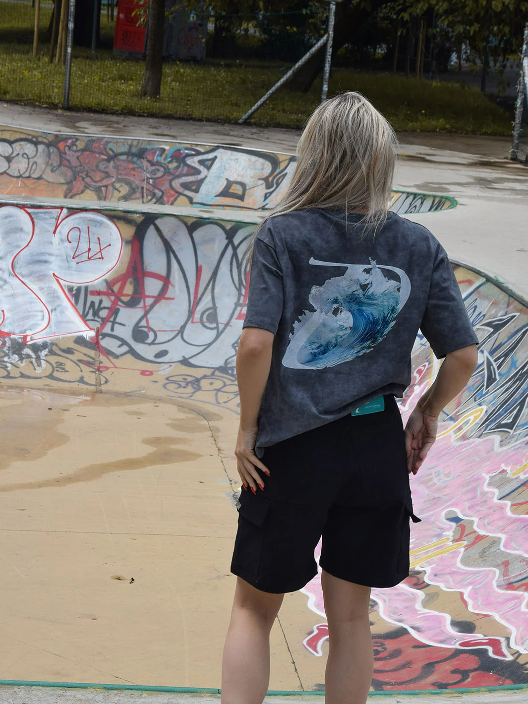 Pantalón Tempest Horizon Stone Washed T-Shirt Grey - Image 11