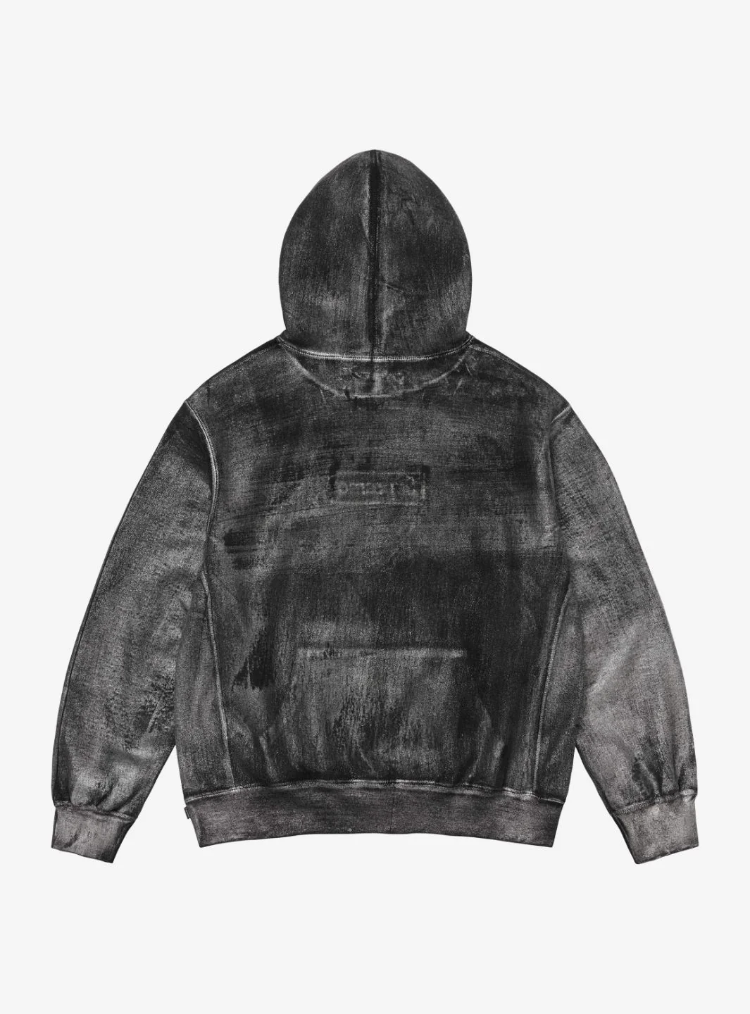 Supreme MM6 Maison Margiela Foil Box Logo Hooded Sweatshirt Black - Image 2