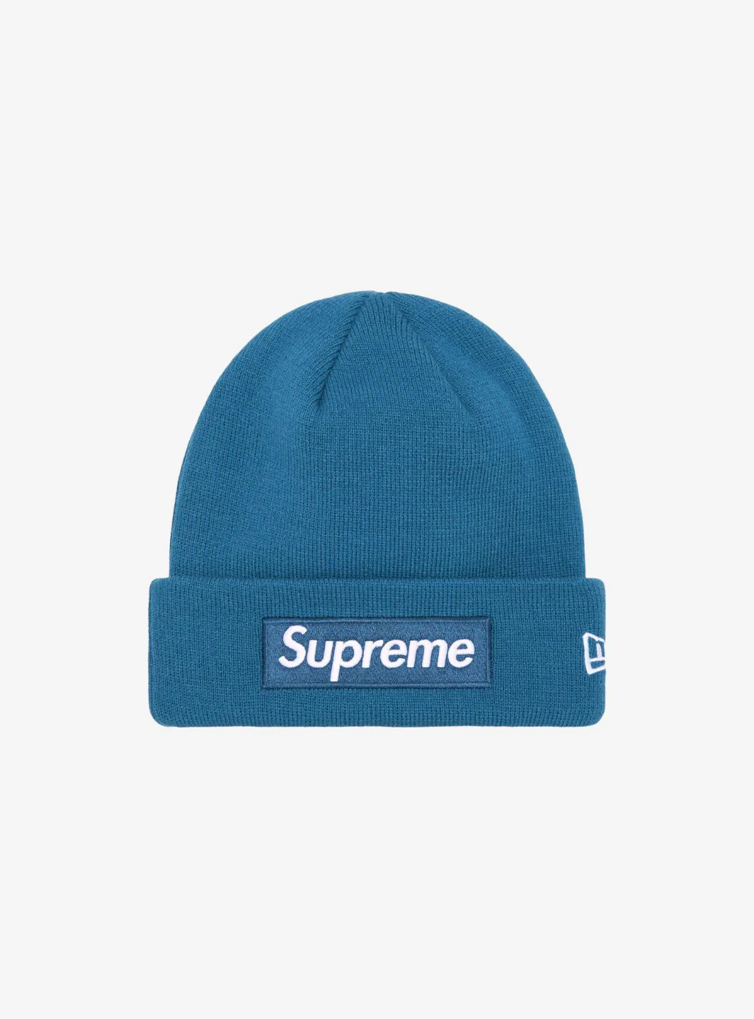 Supreme New Era Box Logo Beanie Blue (FW23)