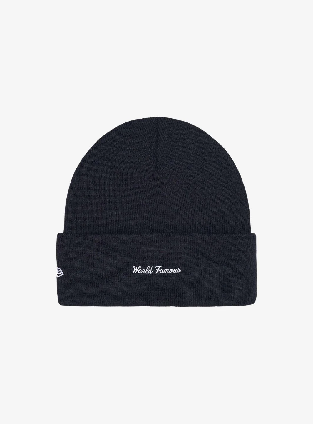 Supreme New Era Box Logo Beanie Navy (FW25) - Image 2