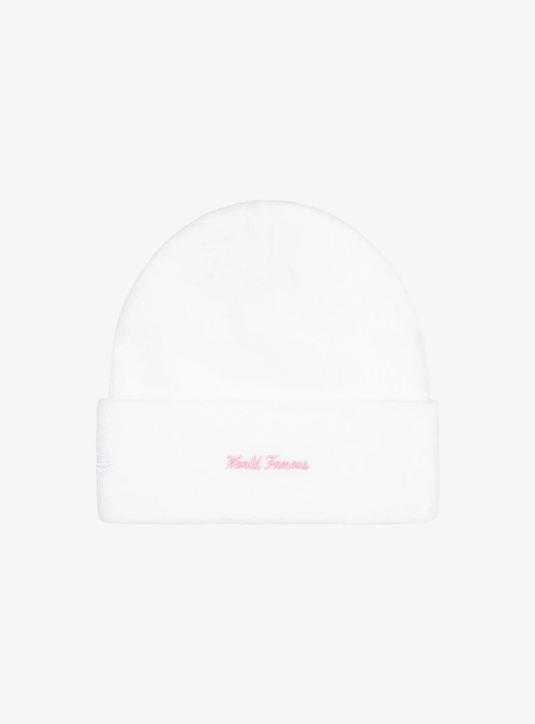 Supreme New Era Box Logo Beanie White (FW25) - Image 2