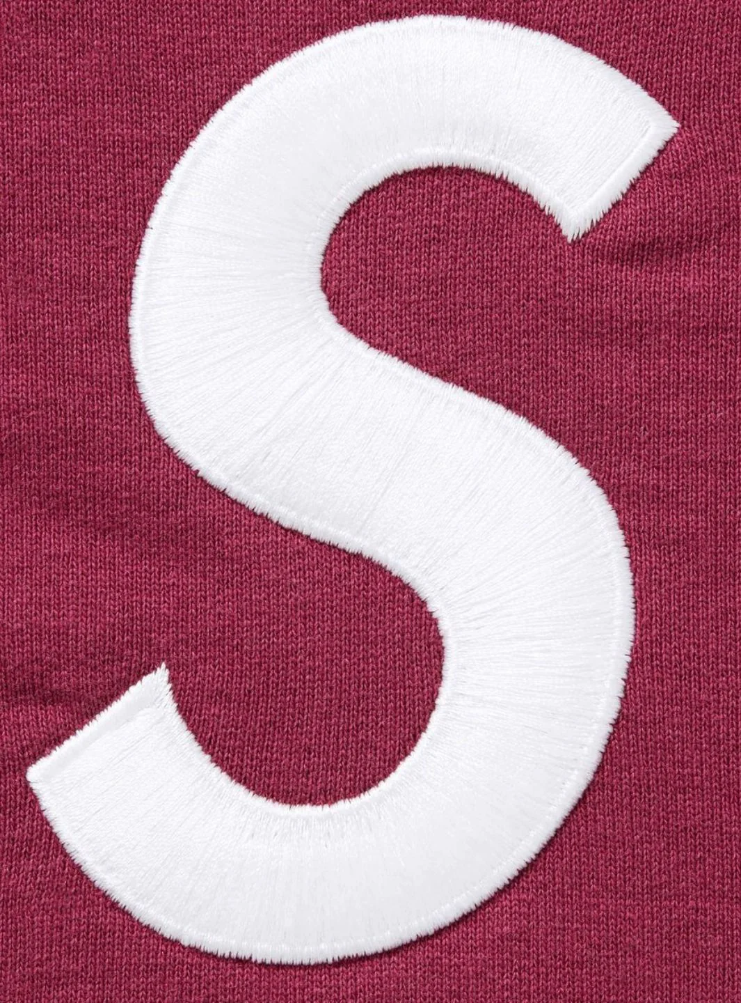 Supreme S Logo Zip Up Hooded Sweatshirt Red (FW25) - Image 2