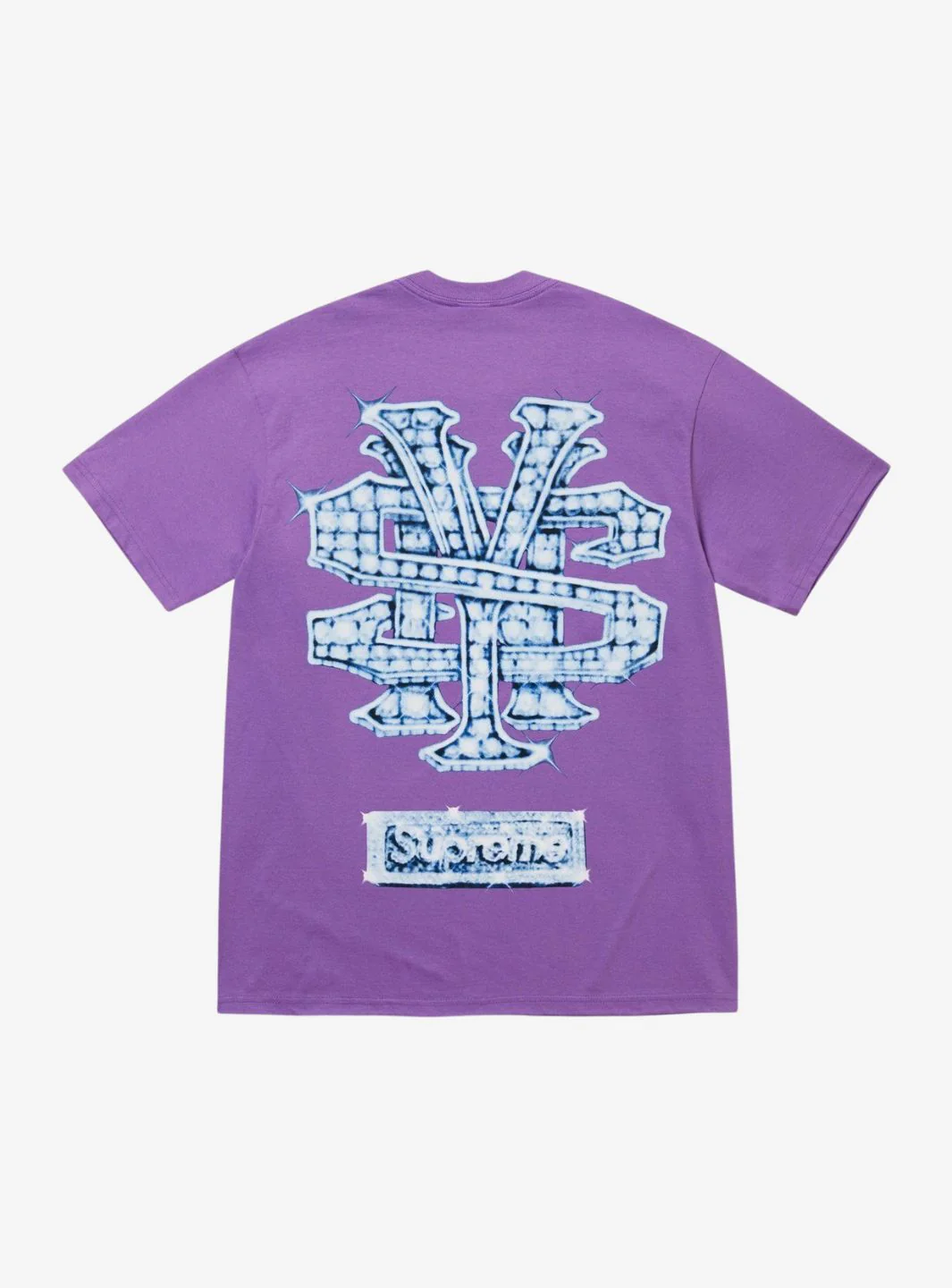 Supreme Snowman T-Shirt Purple - Image 2