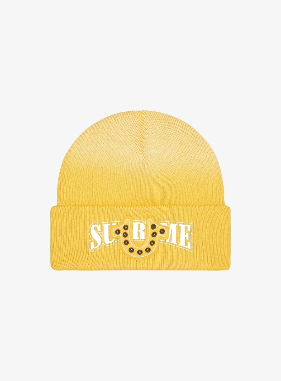 Supreme True Religion Beanie Yellow (FW25)