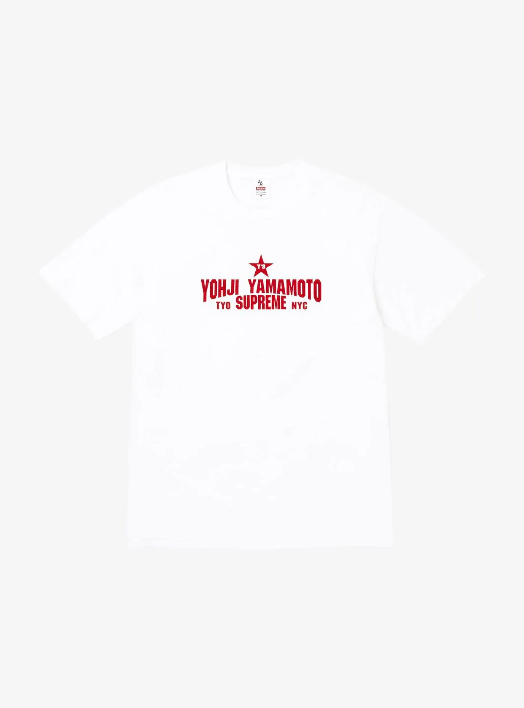 Supreme Y's by Yohji Yamamoto Star T-Shirt White