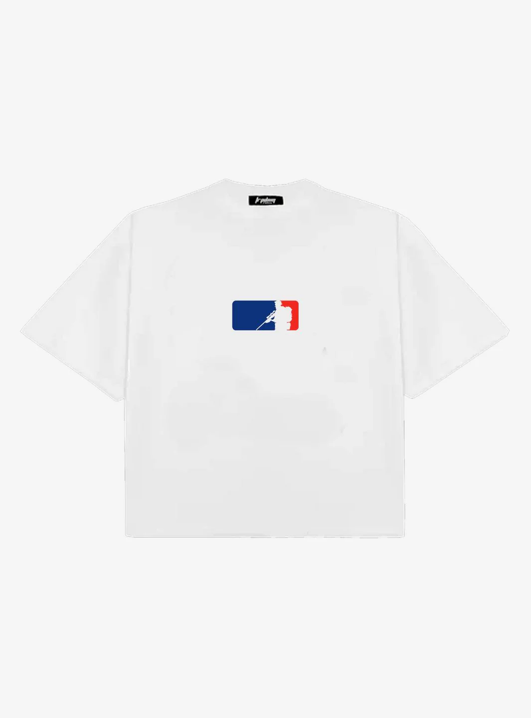 Trap Denim Sniper White Boxy T-Shirt