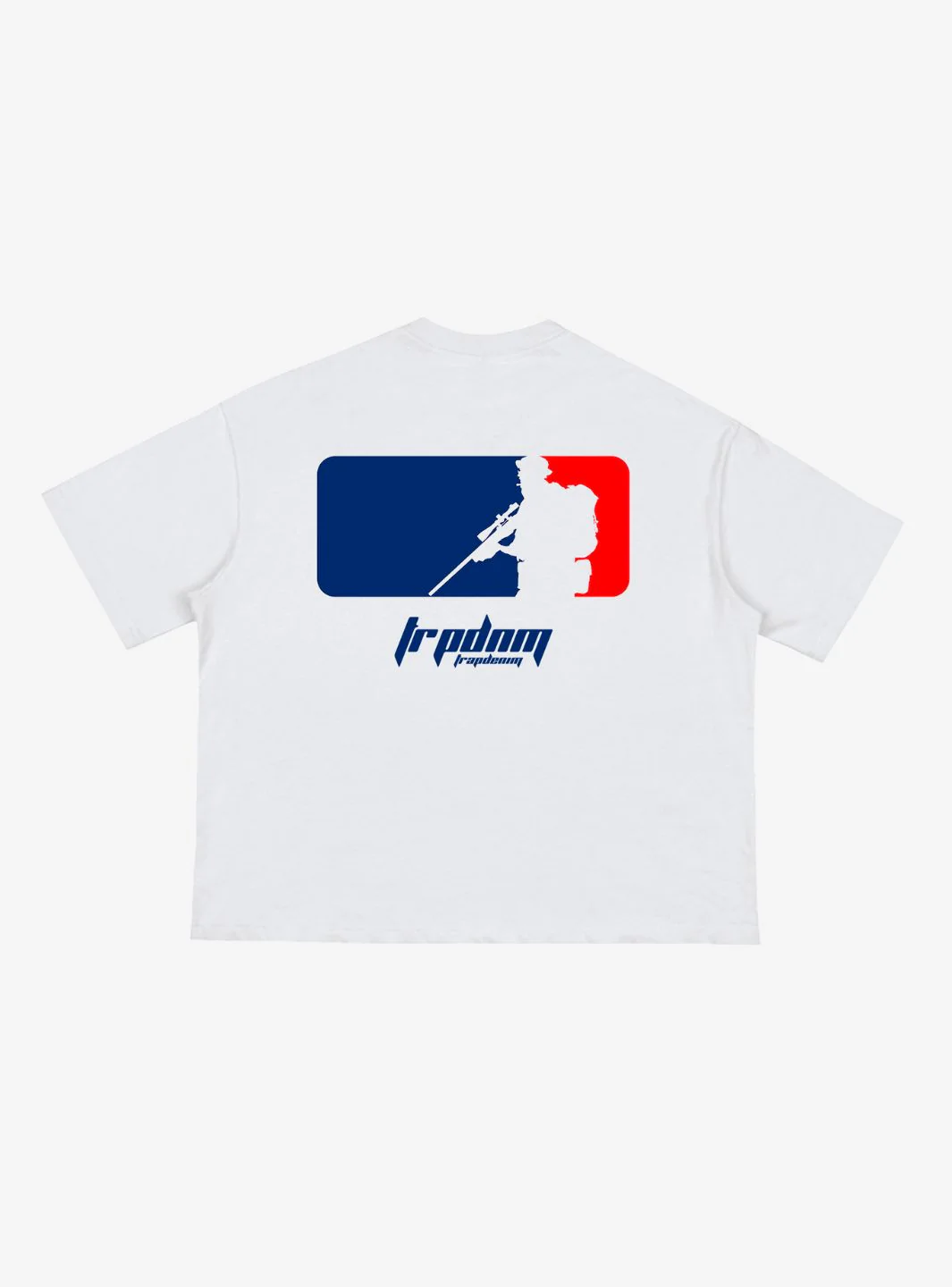 Trap Denim Sniper White Boxy T-Shirt - Image 2