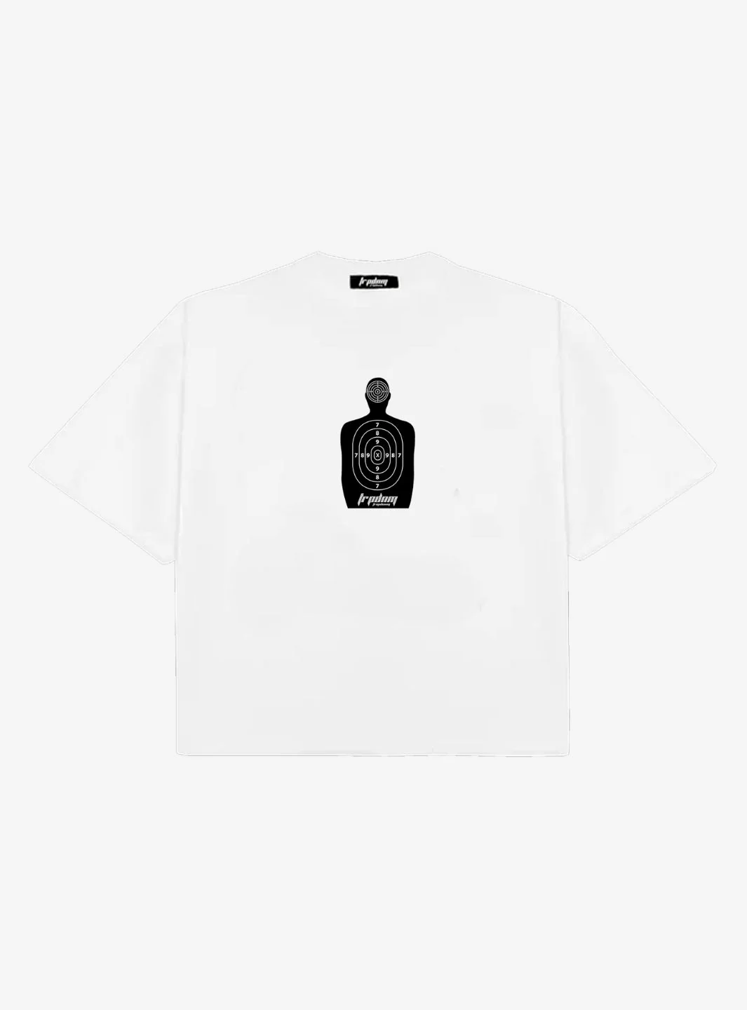 Trap Denim Target White Boxy T-Shirt