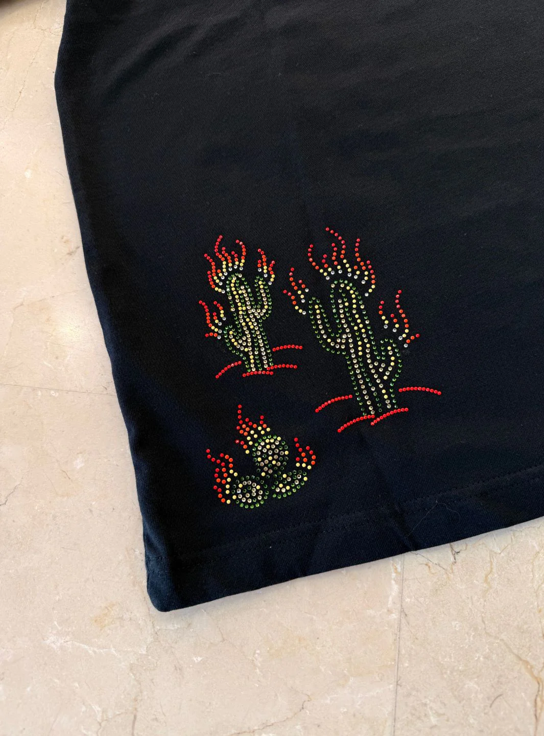 Travis Scott x Jordan Flight Graphic T-Shirt Black - Image 6